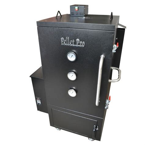 stainless steel cabinet smoker|The Pellet Pro® 2300 Vertical Double Wall Cabinet Pellet Smoker .